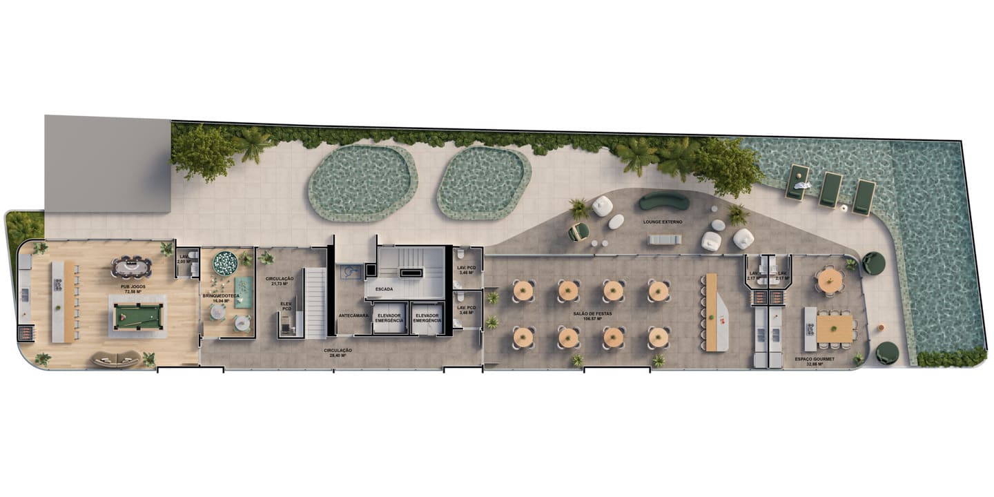 Planta 5 do Landscape em Porto Belo SC