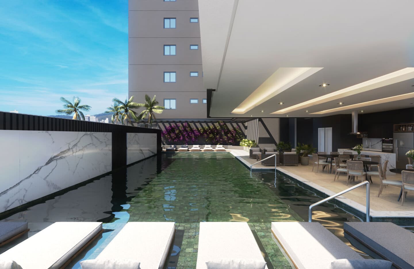 Render 1 do Libreville Concept em Porto Belo SC