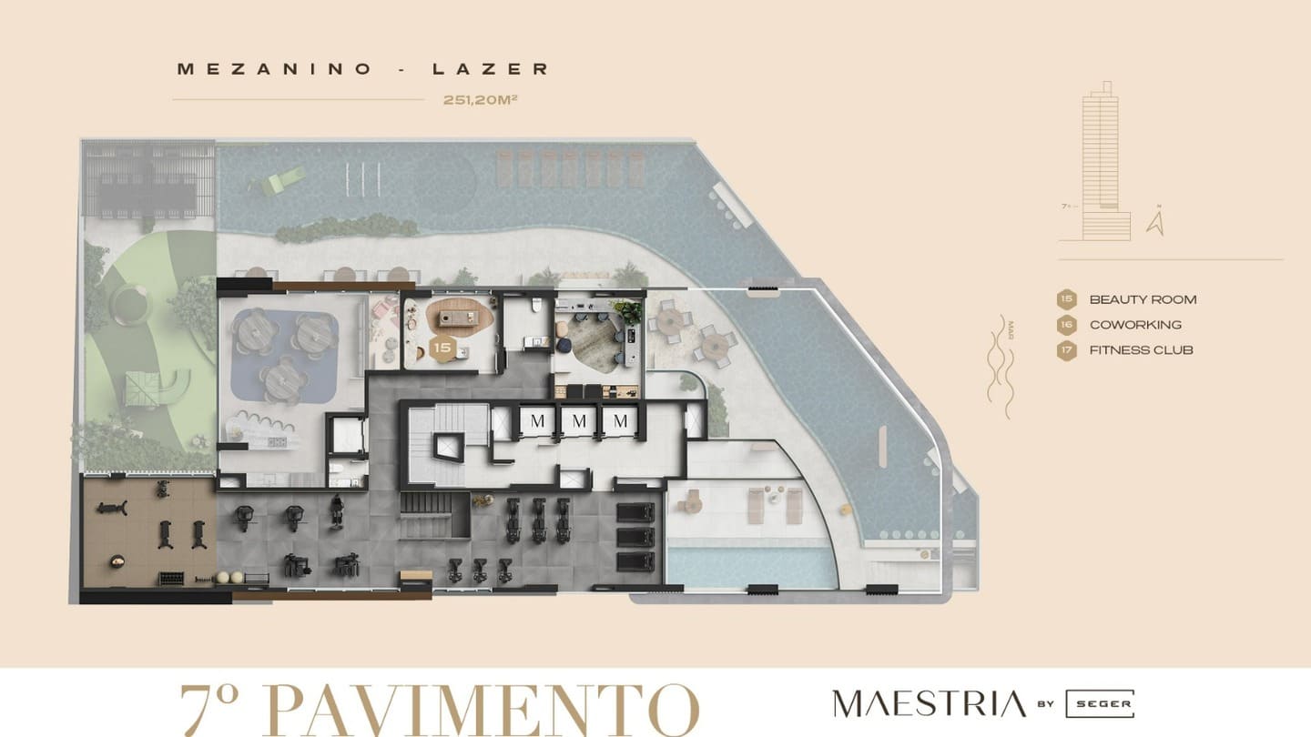 Planta 8 do Maestria By Seger em Porto Belo SC
