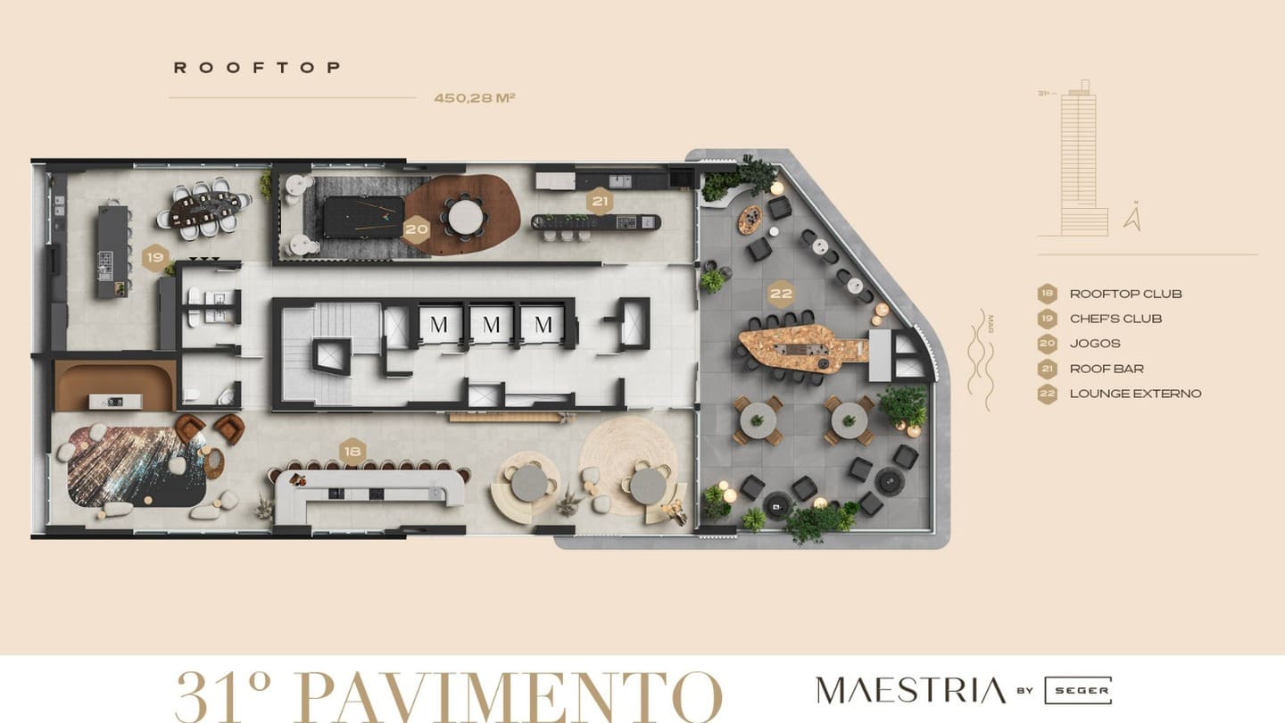 Planta 9 do Maestria By Seger em Porto Belo SC
