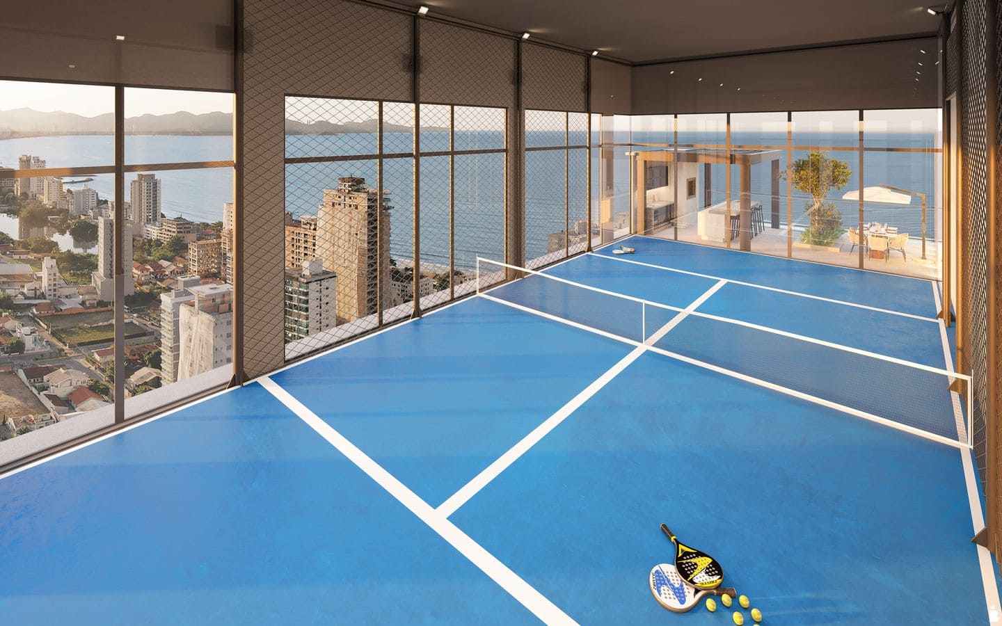 Area de lazer 4 do Majestic View em Porto Belo SC
