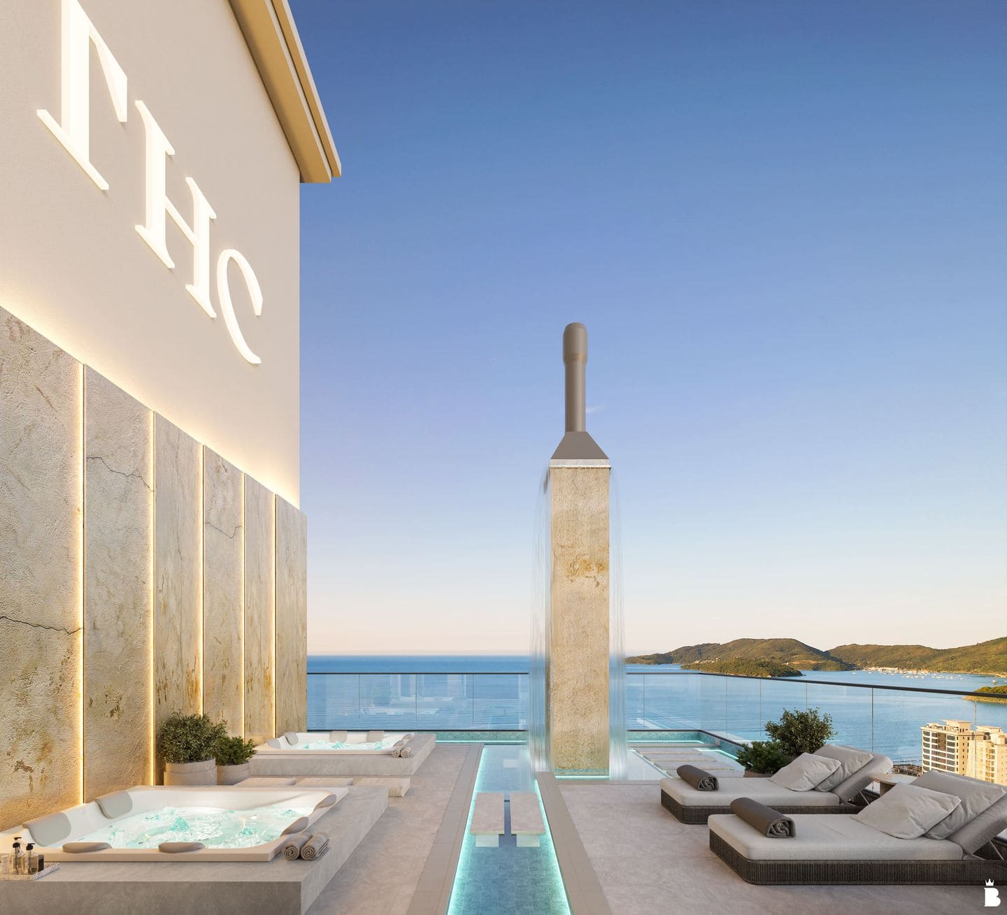 Area de lazer 7 do Majestic View em Porto Belo SC