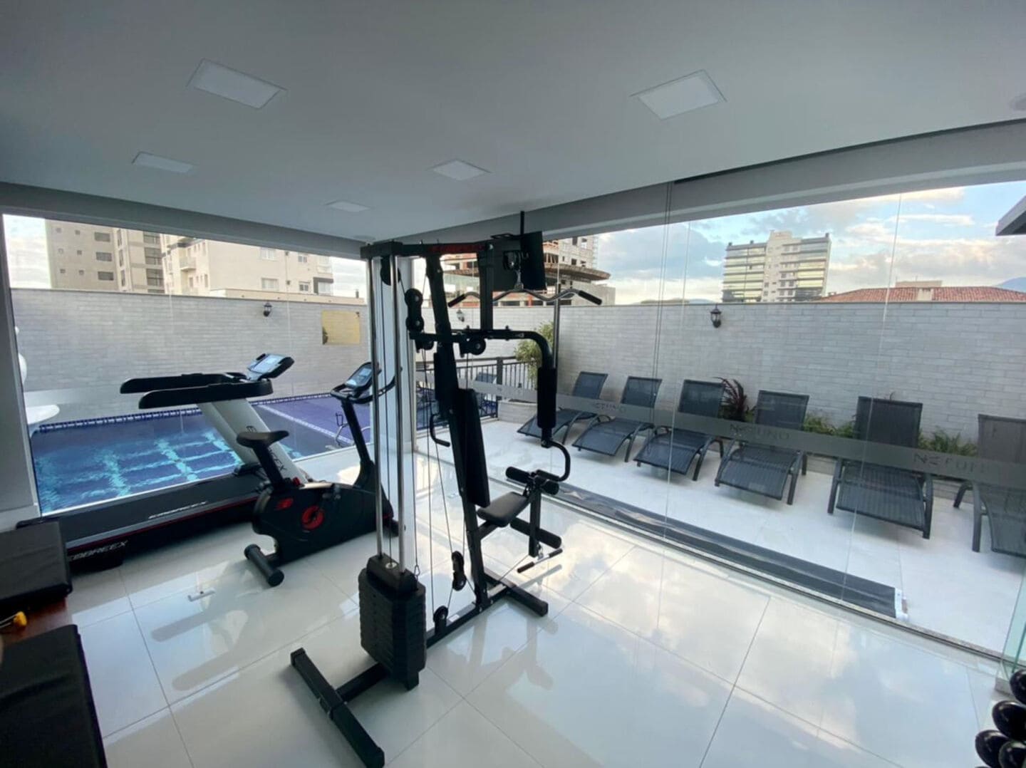 Area de lazer 13 do Netuno Residence em Porto Belo SC