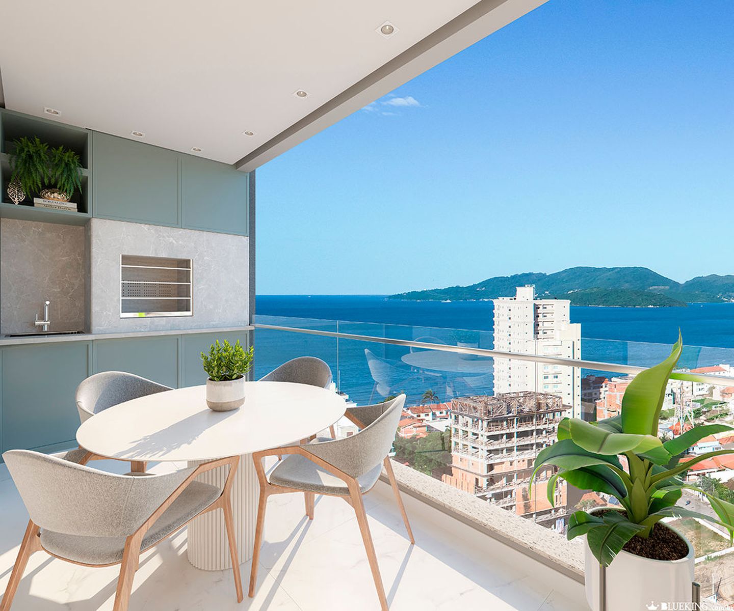 Render 1 do Ocean Cay Beach Home em Porto Belo SC