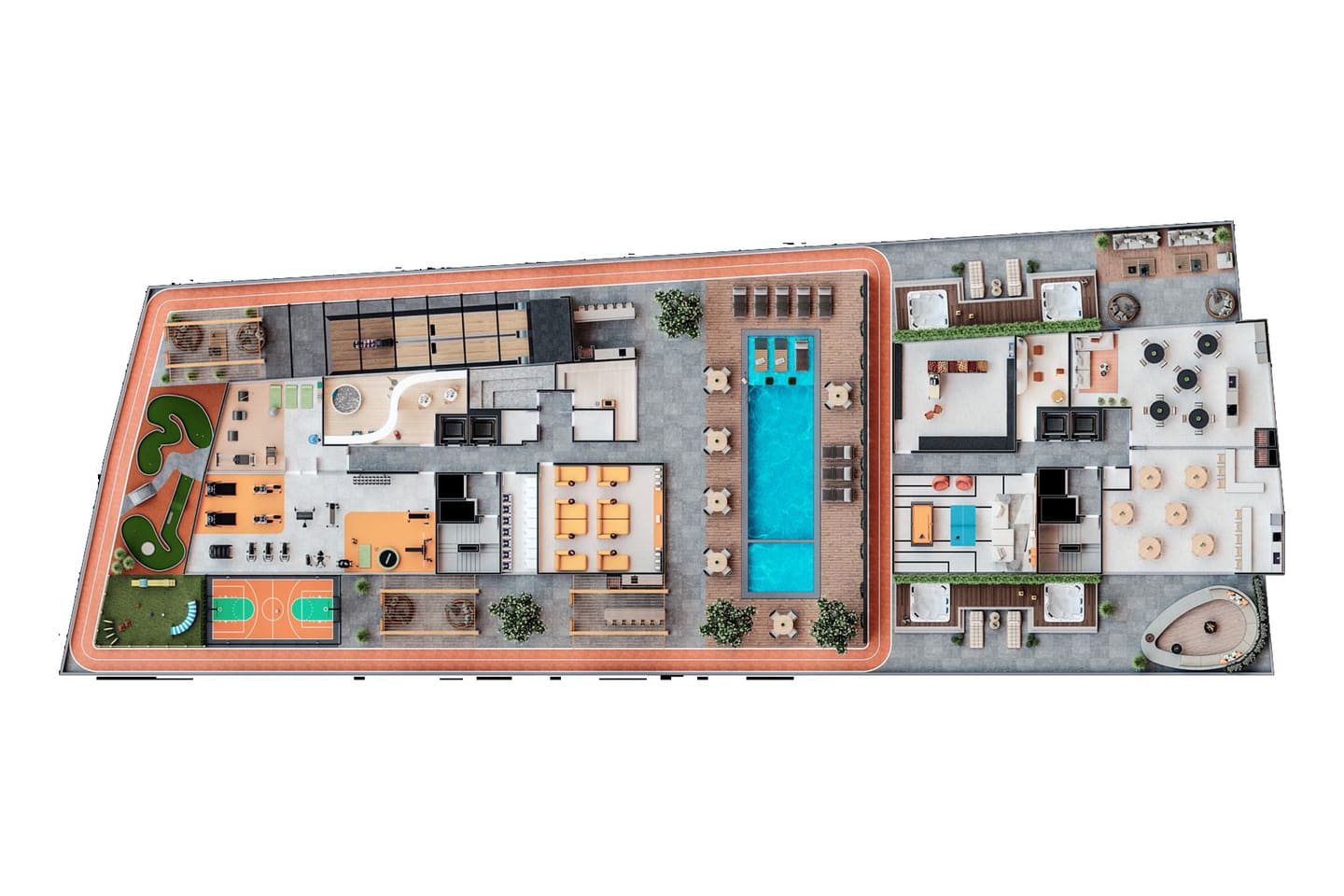 Planta 3 do Opala Home Club em Porto Belo SC