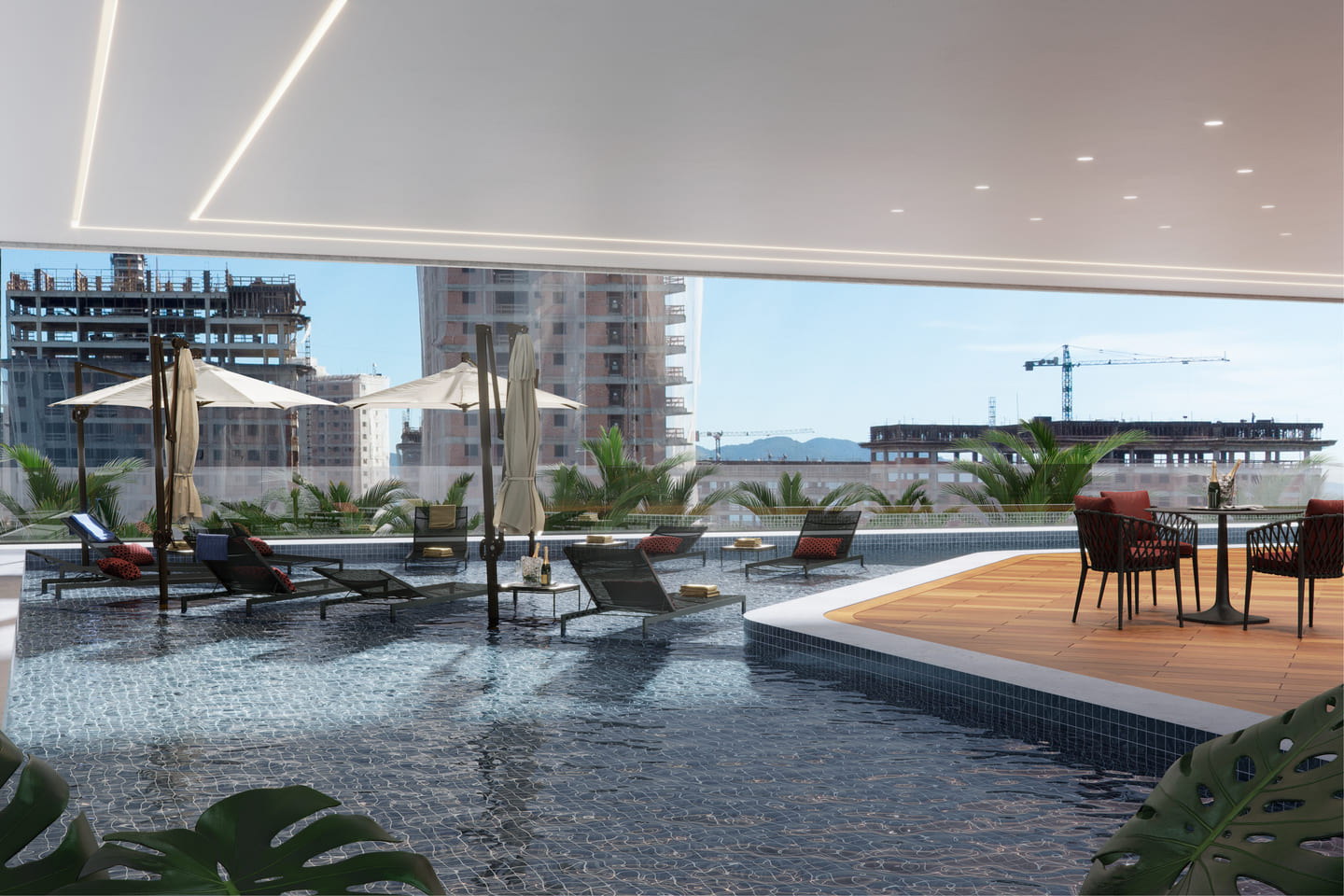 Area de lazer 2 do Oporto em Porto Belo SC