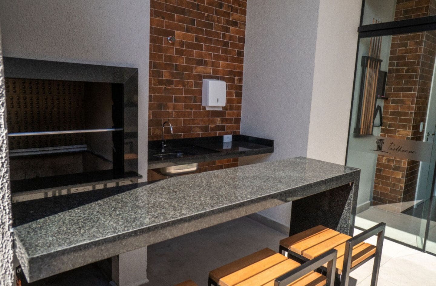 Area de lazer 10 do Parthenon Residence em Porto Belo SC