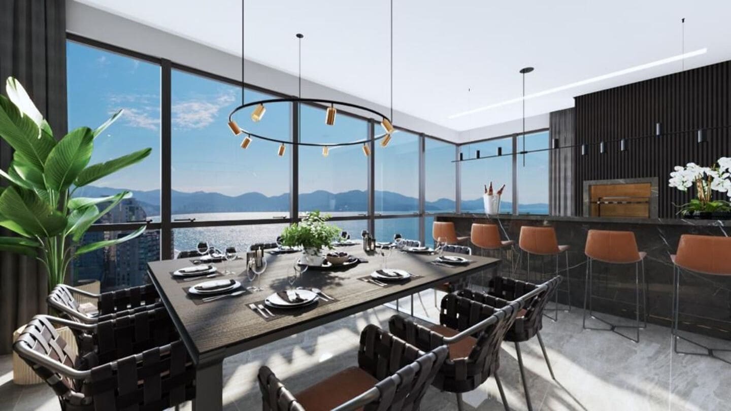 Render 3 do Port Said Building em Porto Belo SC