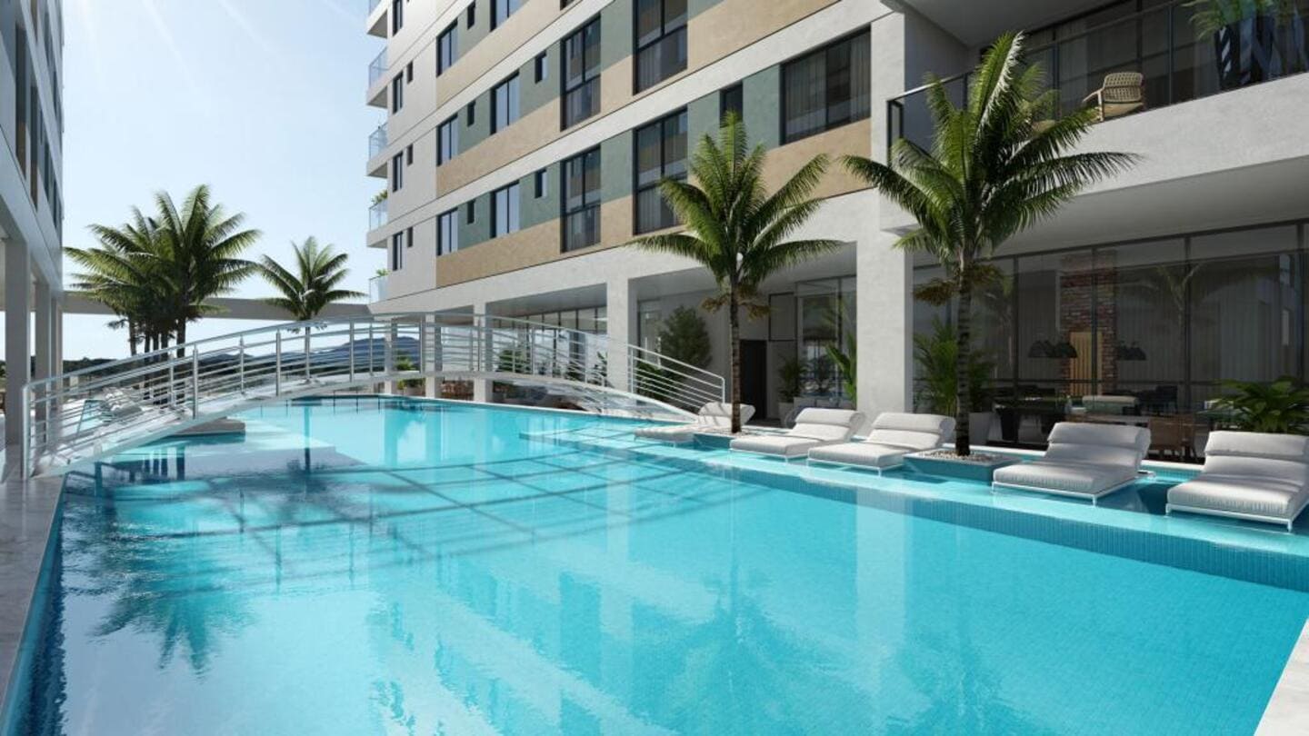 Render 1 do Porto Bello Home Club Torre A em Porto Belo SC