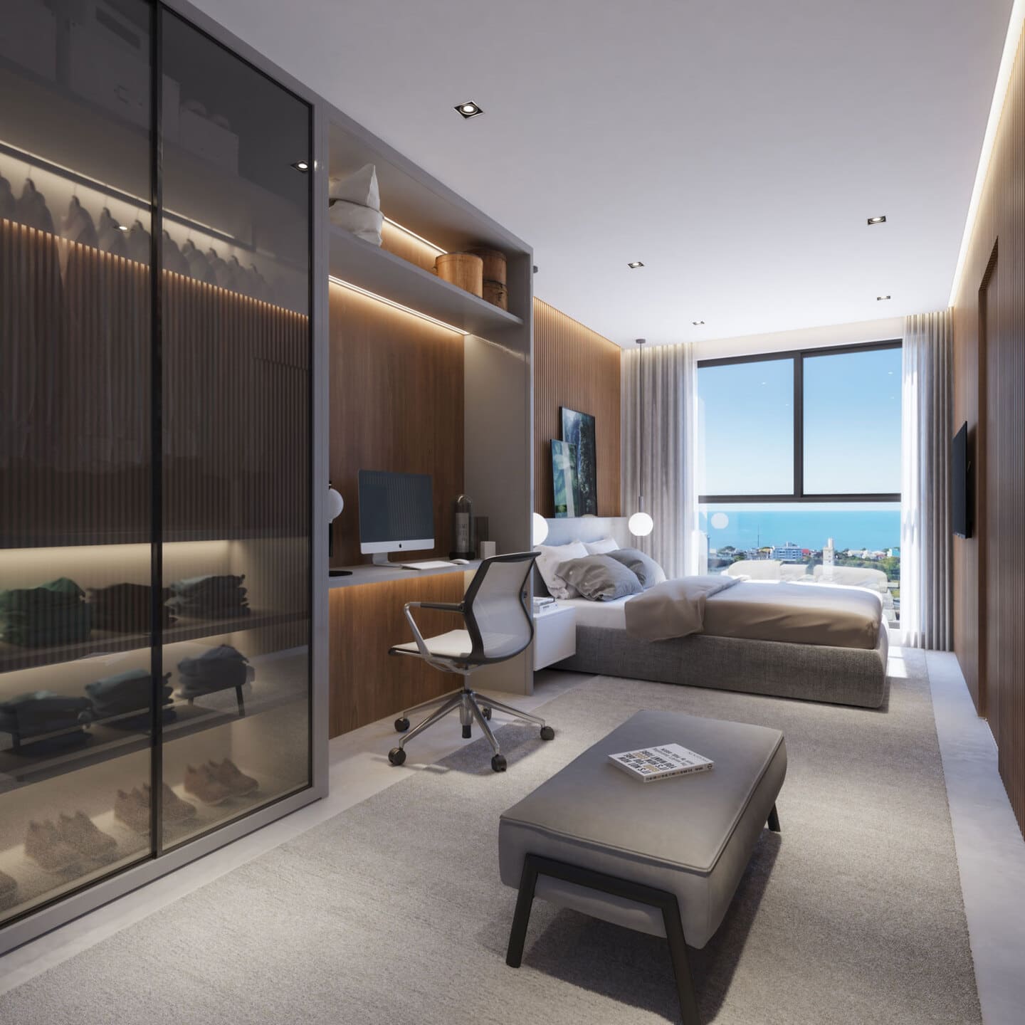 Render 4 do Porto Bello Home Club Torre A em Porto Belo SC