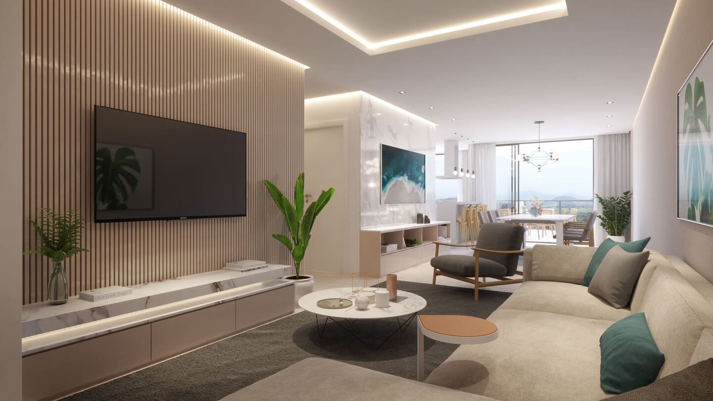 Render 3 do Porto Bello Home Club Torre B em Porto Belo SC