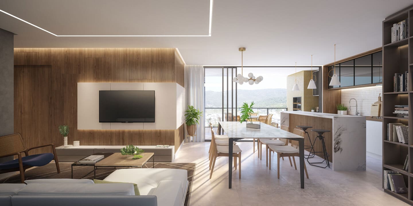 Render 2 do Porto Bello Home Club Torre B em Porto Belo SC