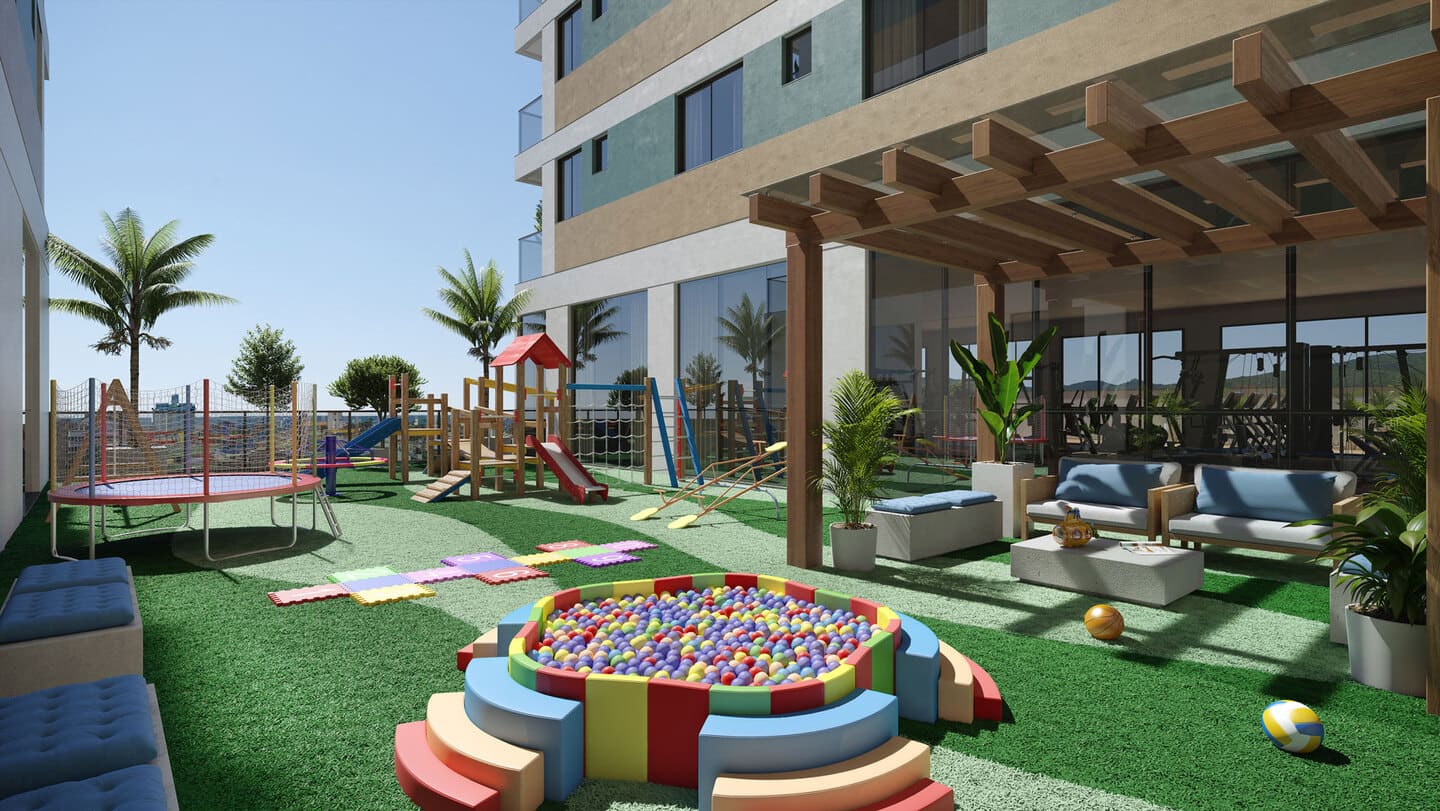 Area de lazer 5 do Porto Bello Home Club Torre B em Porto Belo SC