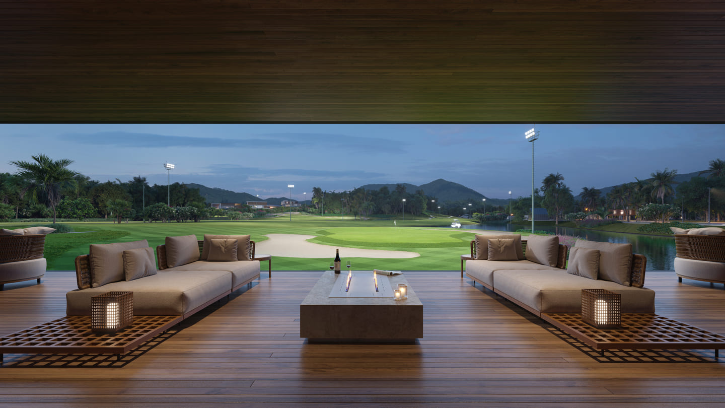 Area de lazer 6 do Porto Belo Golf All Resort em Porto Belo SC