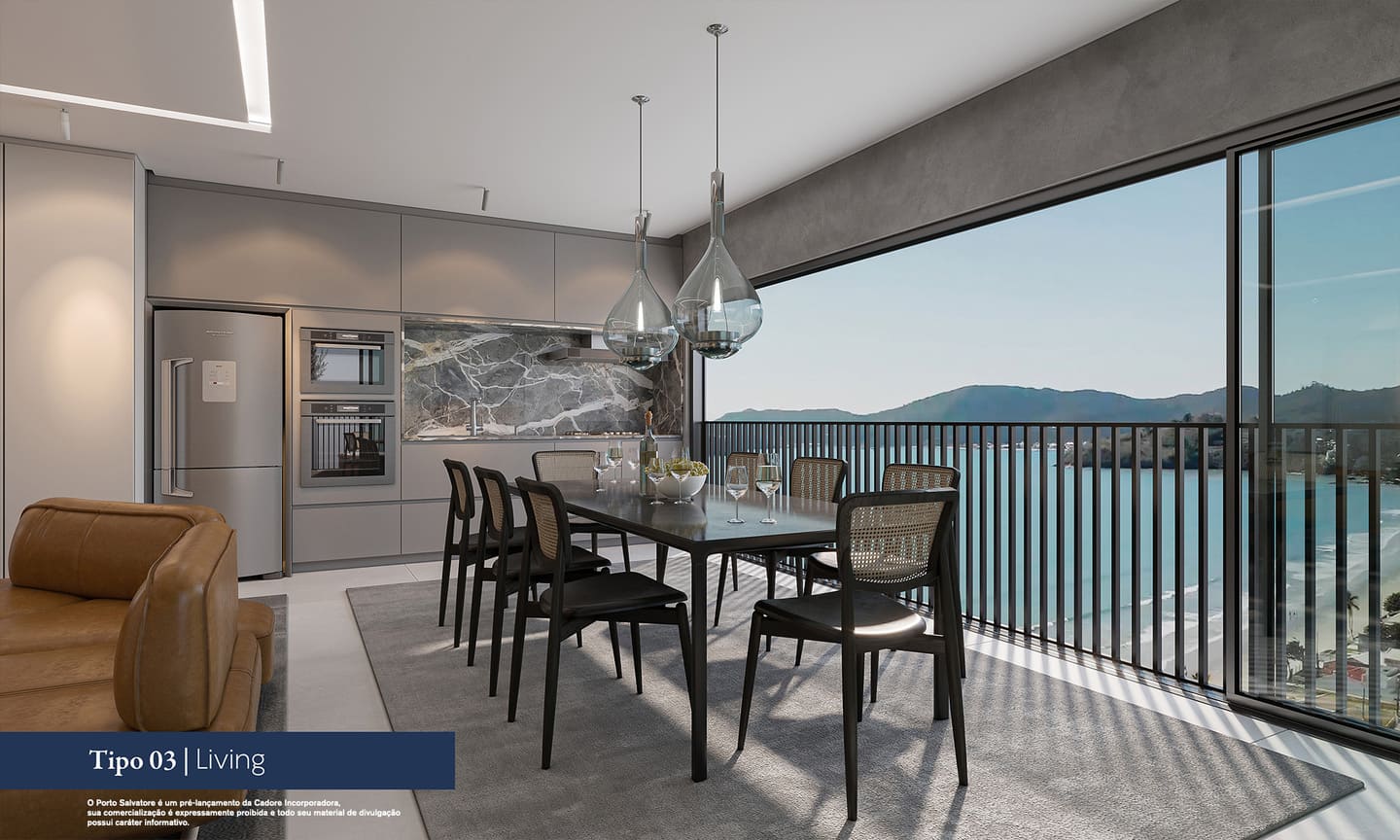 Render 3 do Porto Salvatore em Porto Belo SC