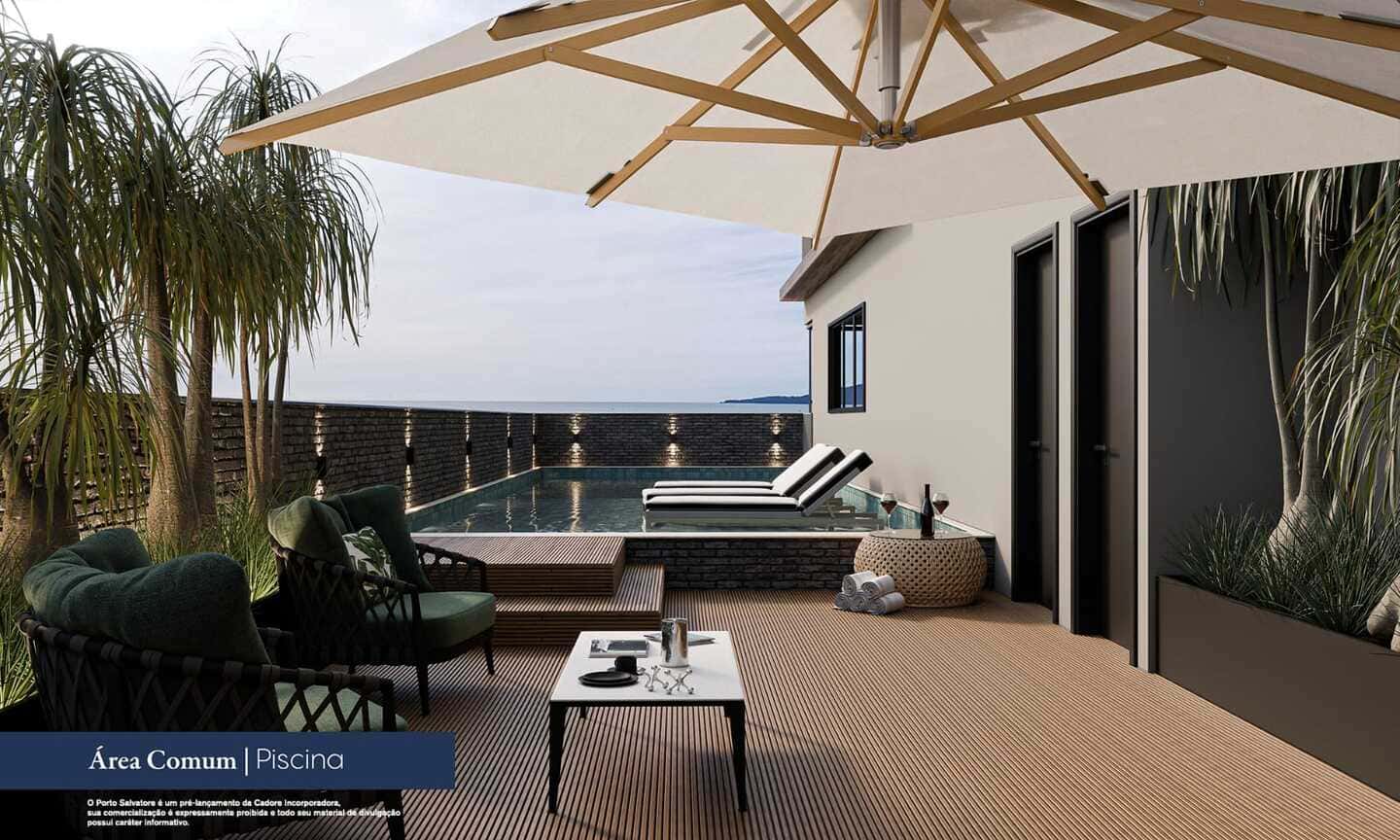 Area de lazer 1 do Porto Salvatore em Porto Belo SC