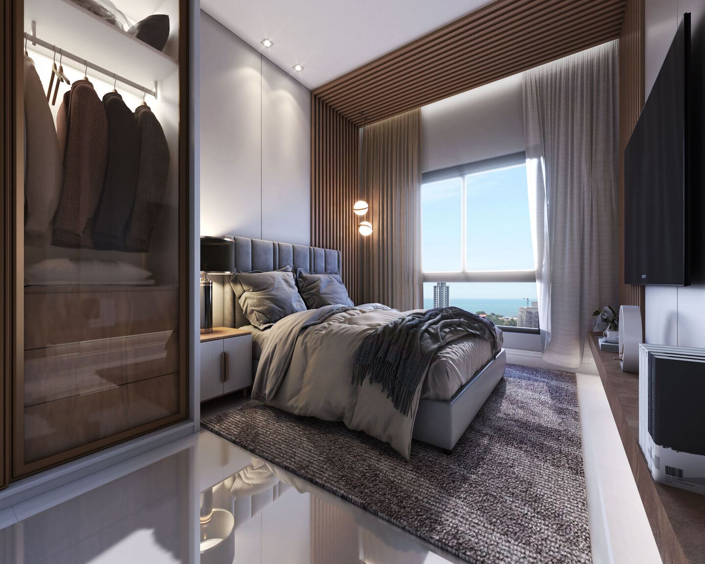Render 3 do Prima Torre em Porto Belo SC