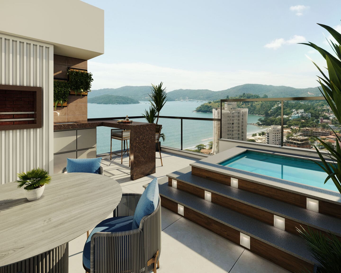 Render 1 do Prima Torre em Porto Belo SC