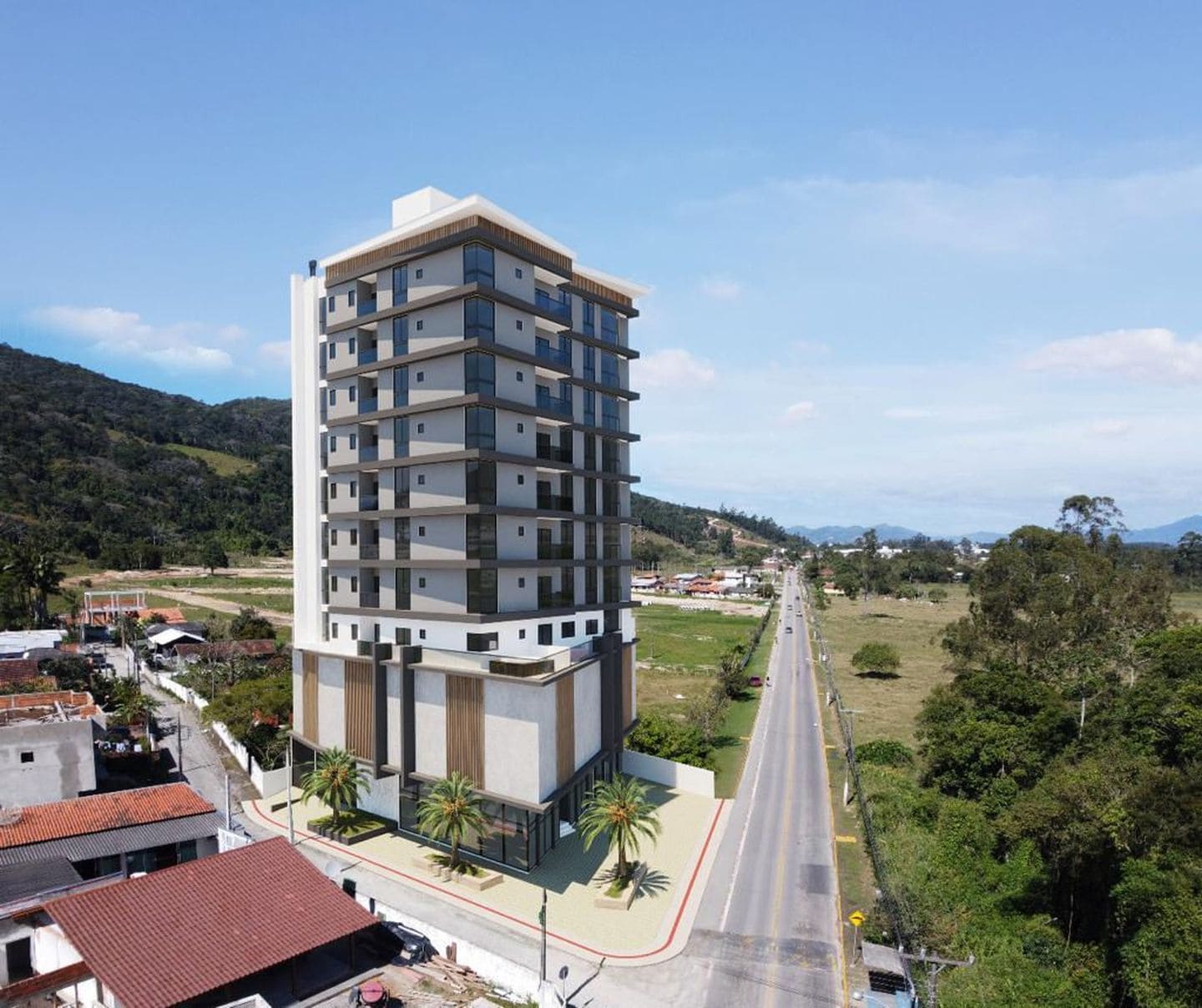 Render 1 do Residencial Altos do Perequê em Porto Belo SC