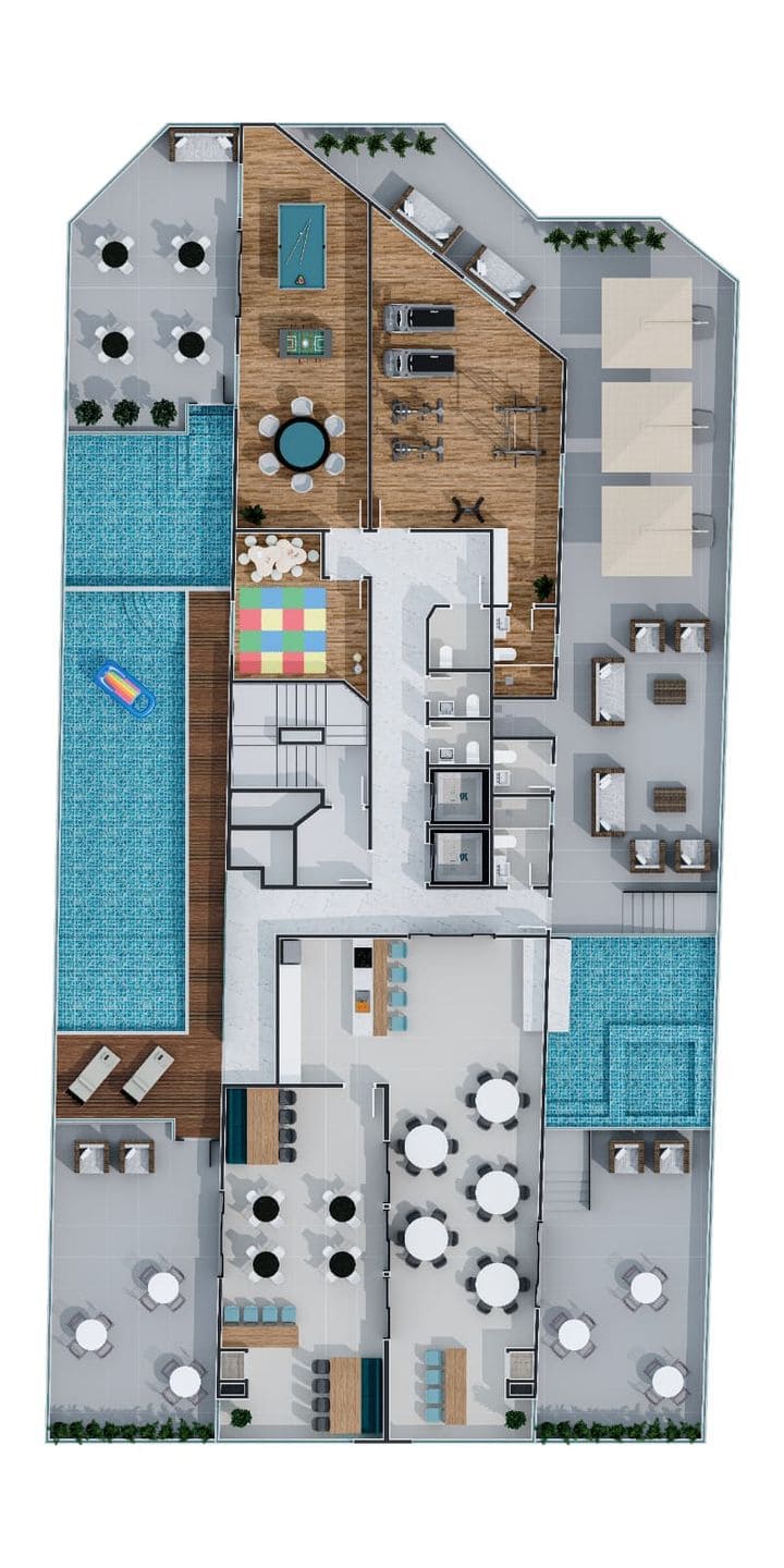 Planta 2 do Residencial Excellence em Porto Belo SC