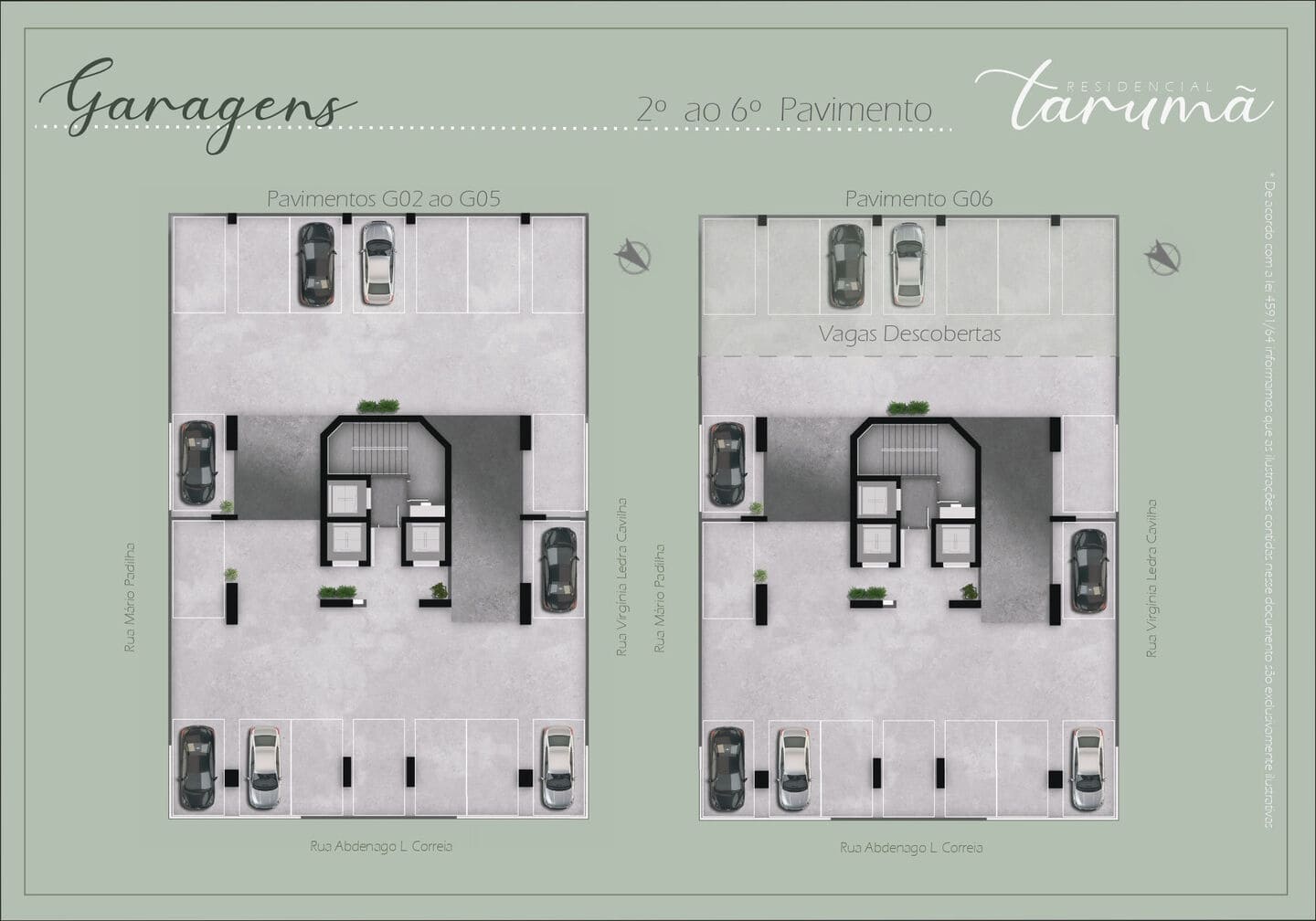 Planta 2 do Residencial Tarumã em Porto Belo SC