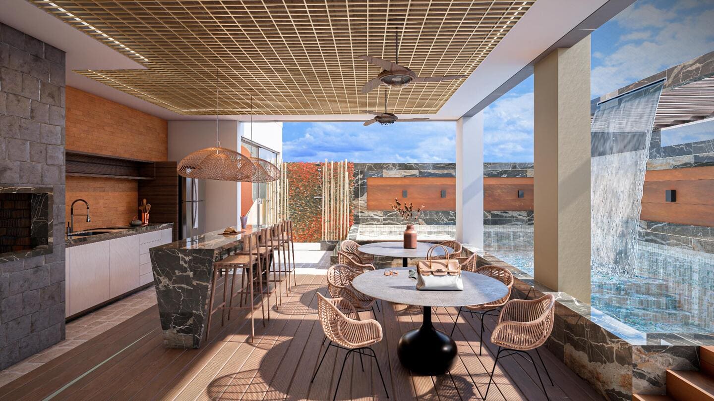Render 1 do Rivermouth Residence em Porto Belo SC
