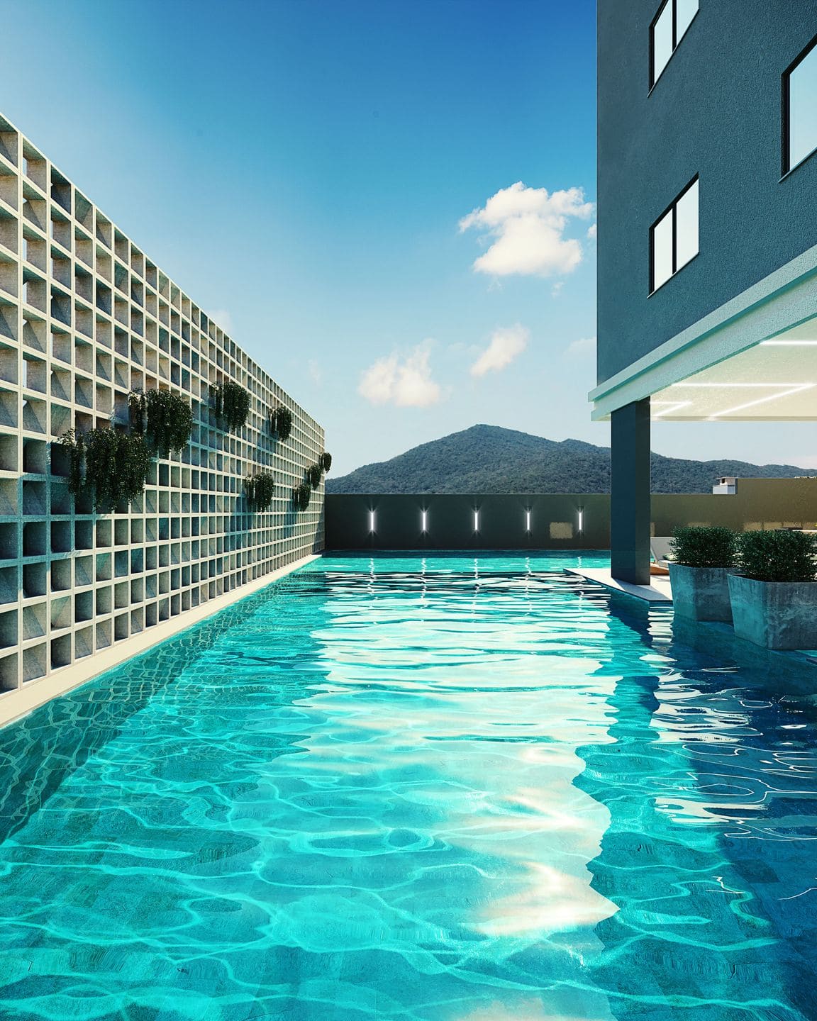 Render 2 do Roma Residenziale em Porto Belo SC