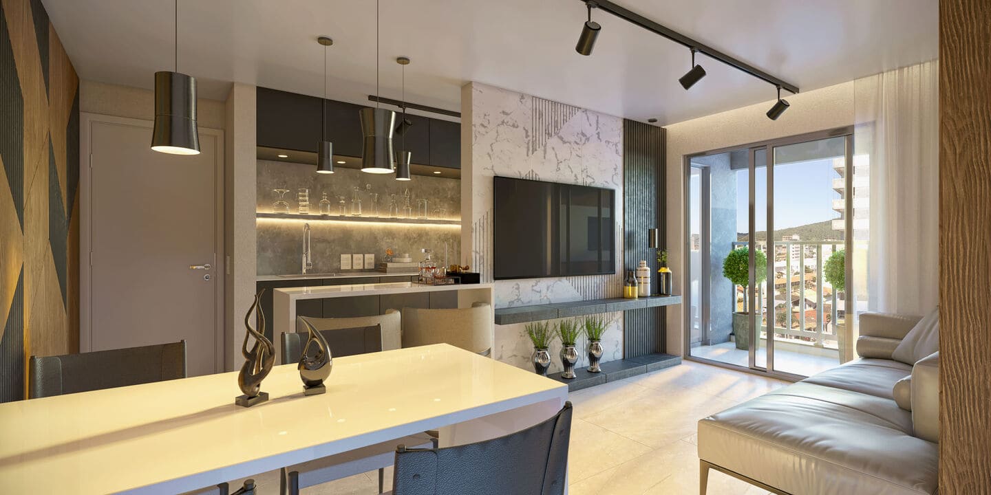 Render 3 do San Pietro Residence em Porto Belo SC
