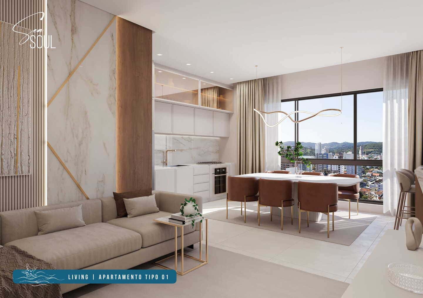 Render 2 do Sea Soul em Porto Belo SC