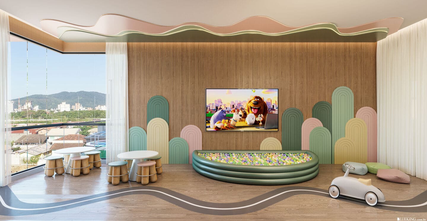 Area de lazer 2 do Selent Sunrise Residence em Porto Belo SC