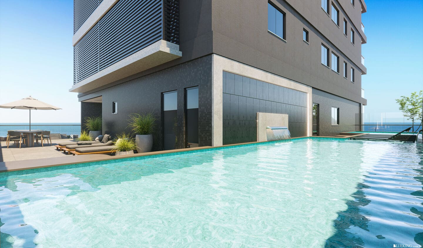 Area de lazer 5 do Selent Sunrise Residence em Porto Belo SC