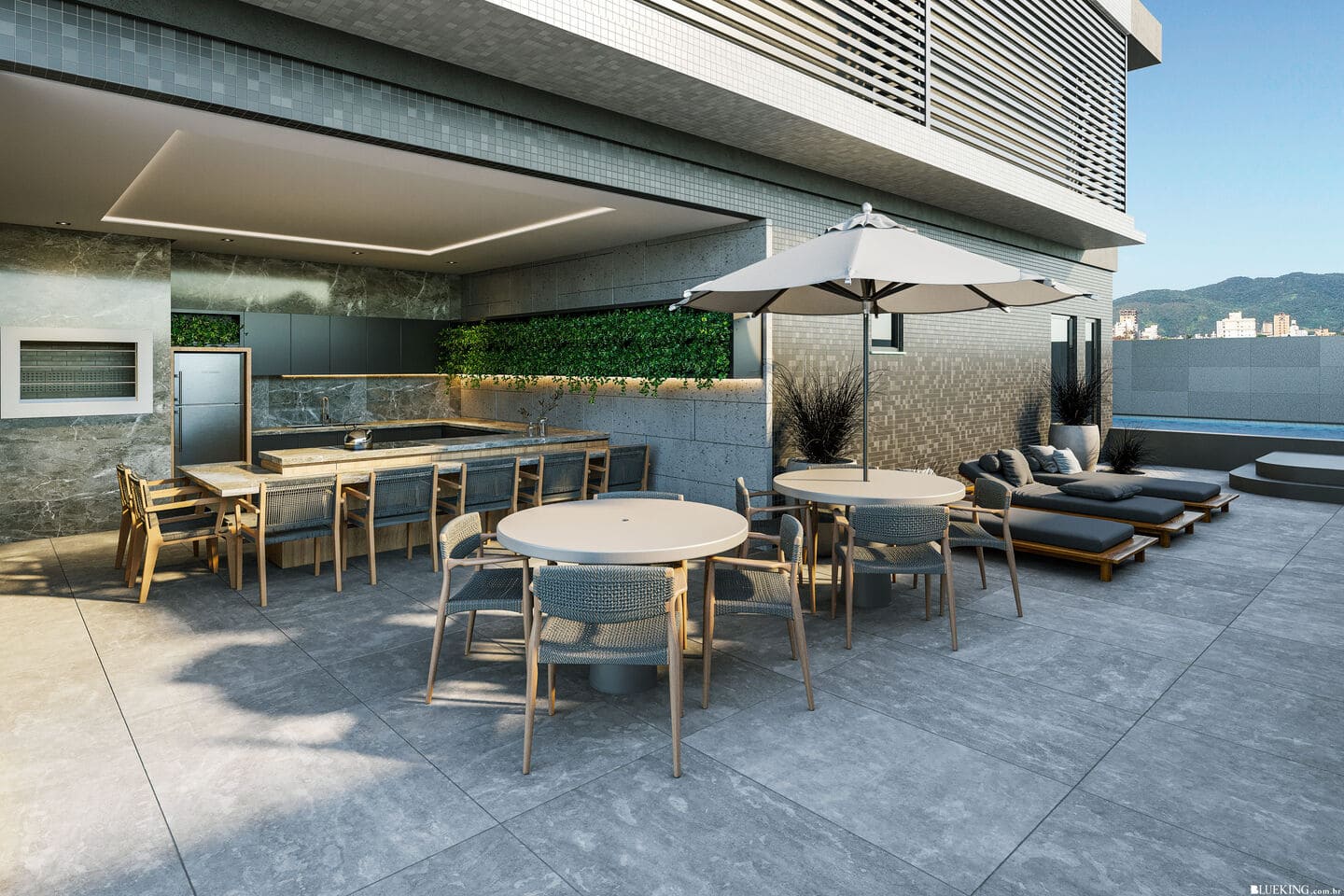Render 4 do Selent Sunrise Residence em Porto Belo SC