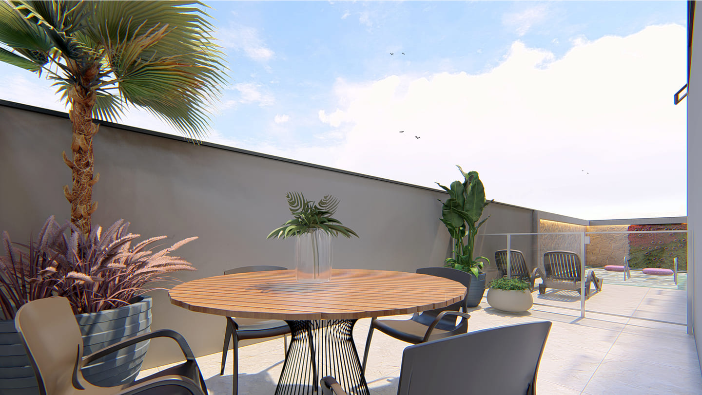Render 1 do Siesta Beach Residence em Porto Belo SC