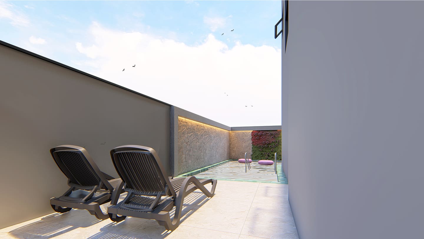 Area de lazer 2 do Siesta Beach Residence em Porto Belo SC