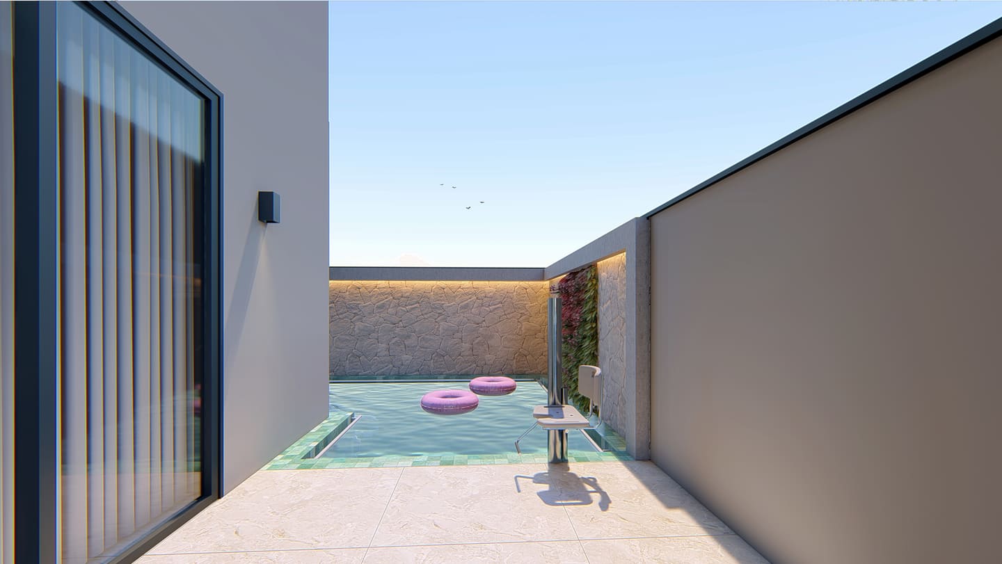 Area de lazer 1 do Siesta Beach Residence em Porto Belo SC