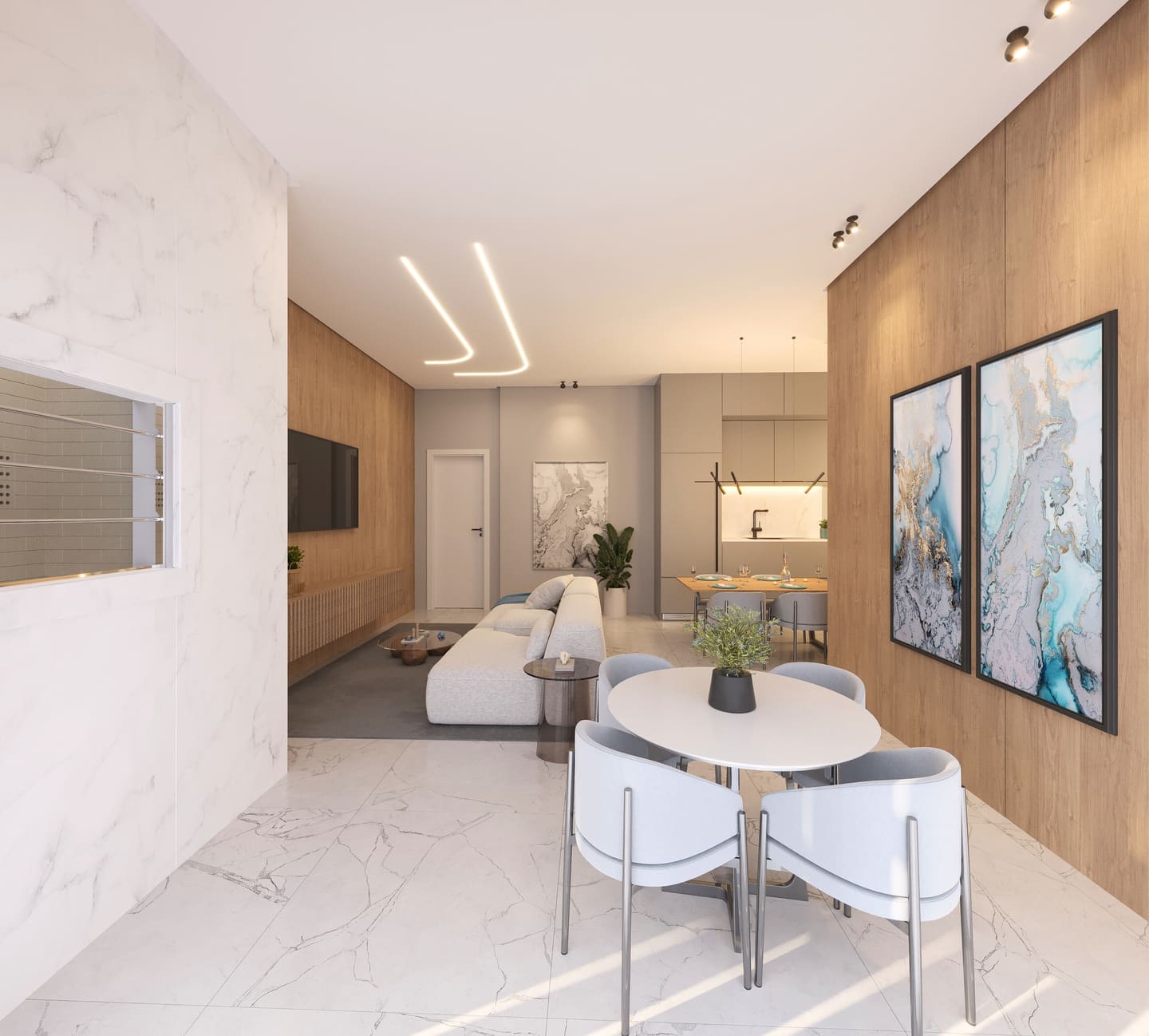 Render 3 do Skypark Tower em Porto Belo SC