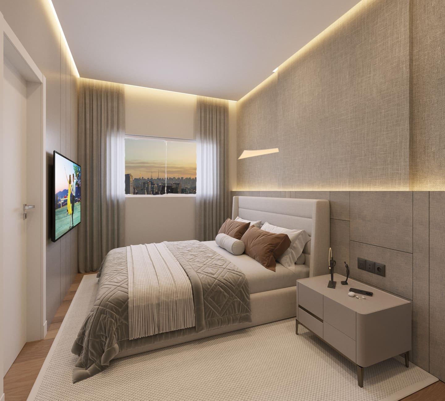 Render 13 do Skypark Tower em Porto Belo SC