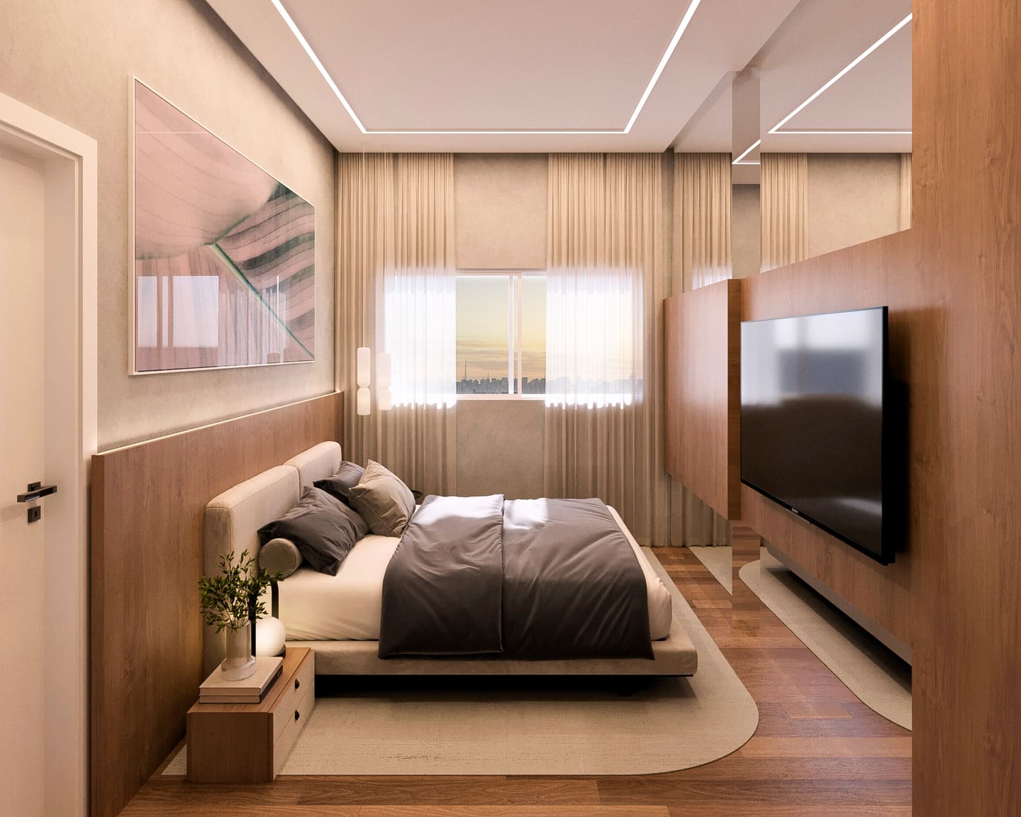Render 11 do Skypark Tower em Porto Belo SC