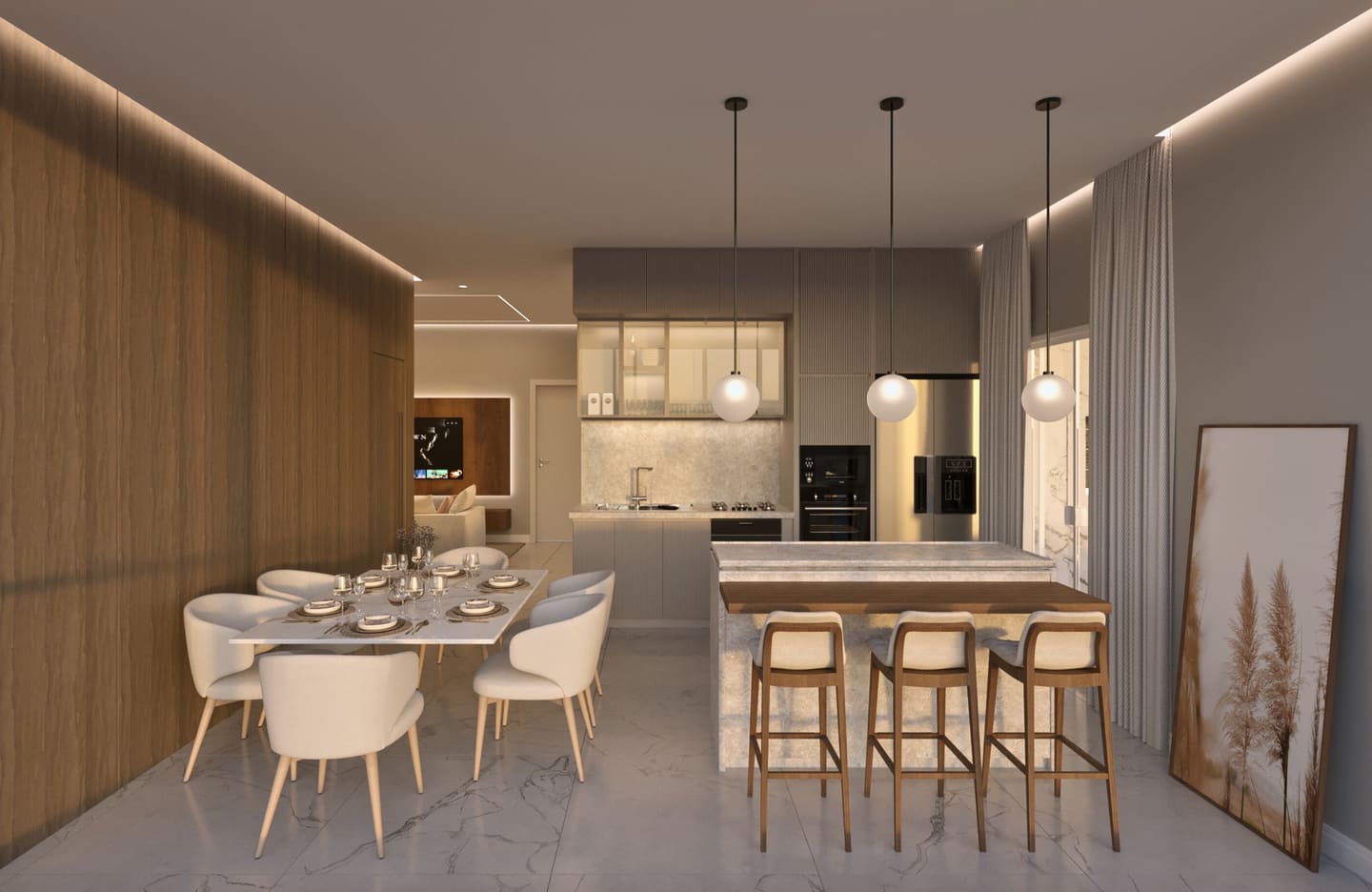 Render 6 do Skypark Tower em Porto Belo SC