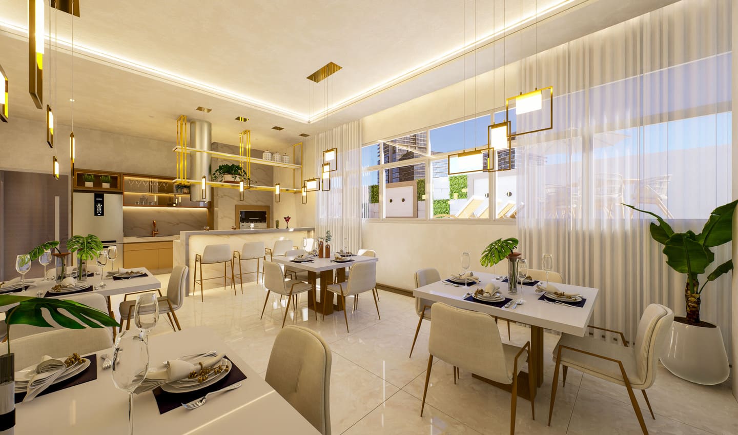 Render 15 do Skypark Tower em Porto Belo SC