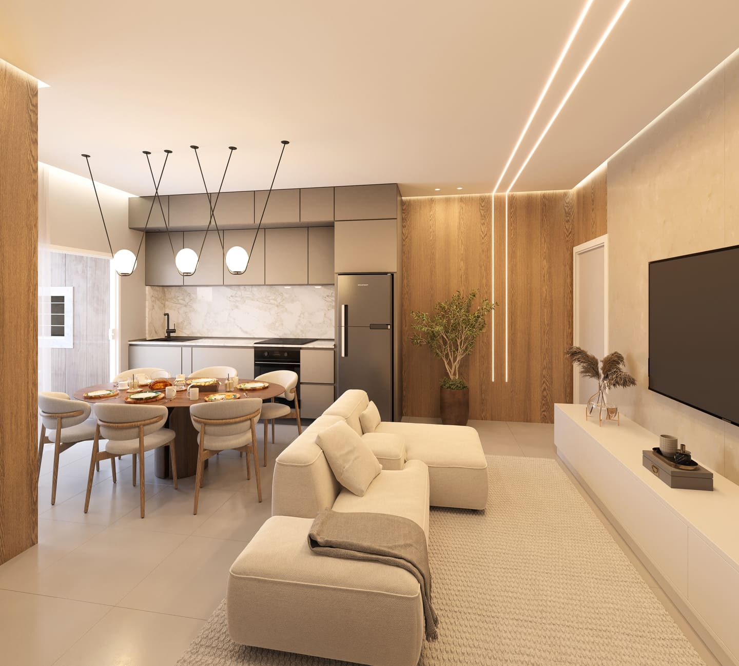 Render 2 do Skypark Tower em Porto Belo SC