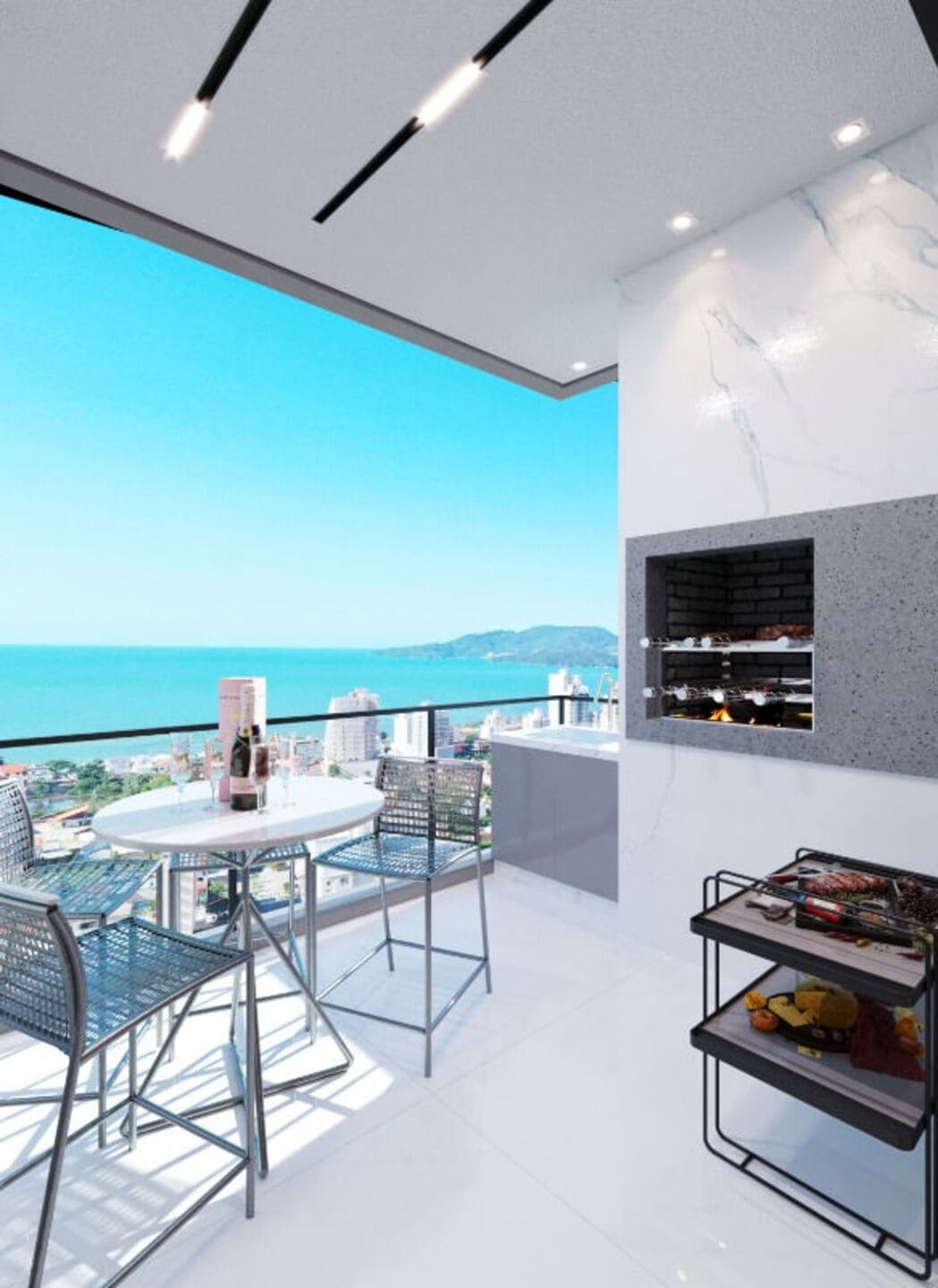 Render 2 do Sun Beach Residence em Porto Belo SC