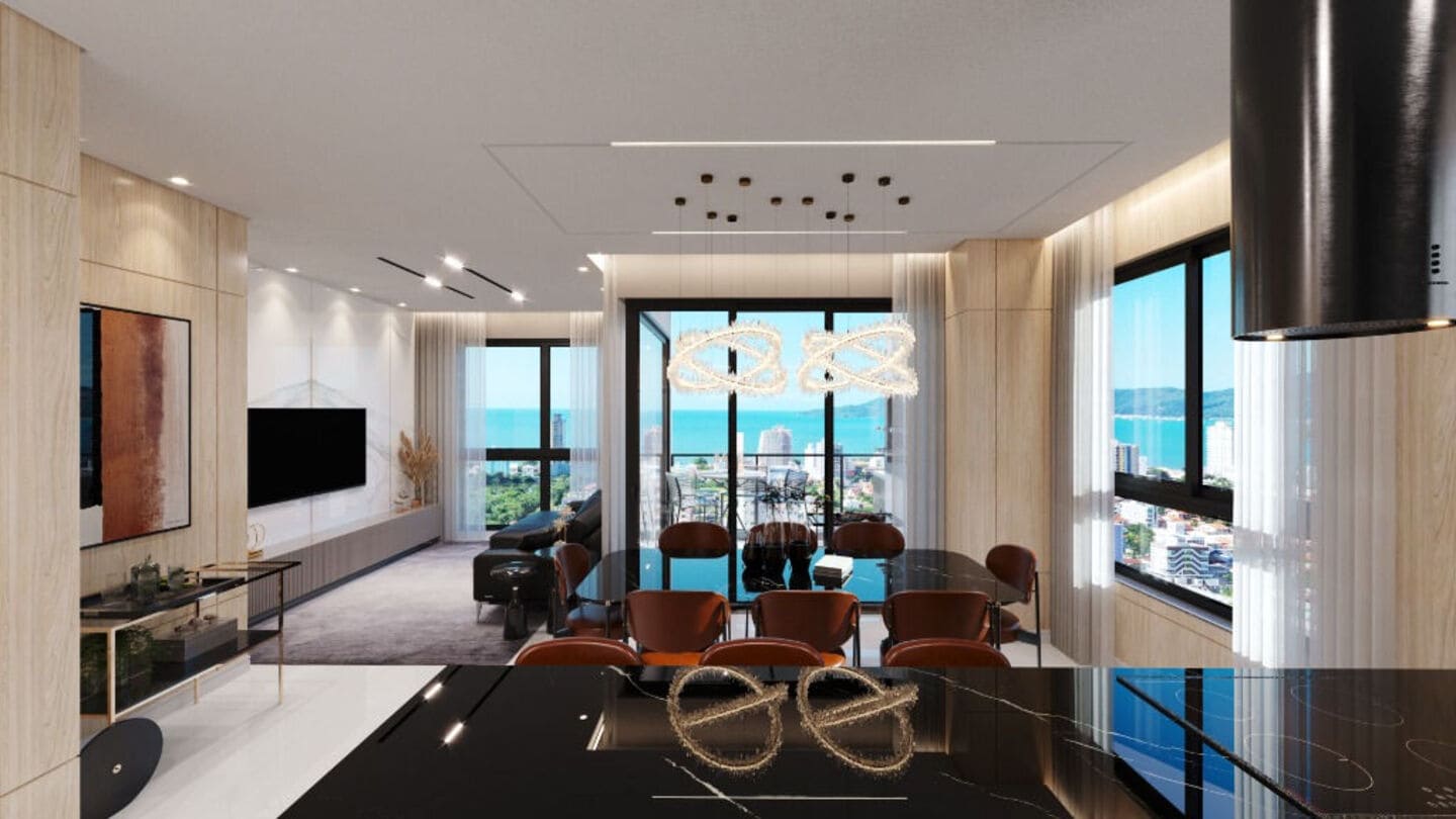 Render 3 do Sun Beach Residence em Porto Belo SC