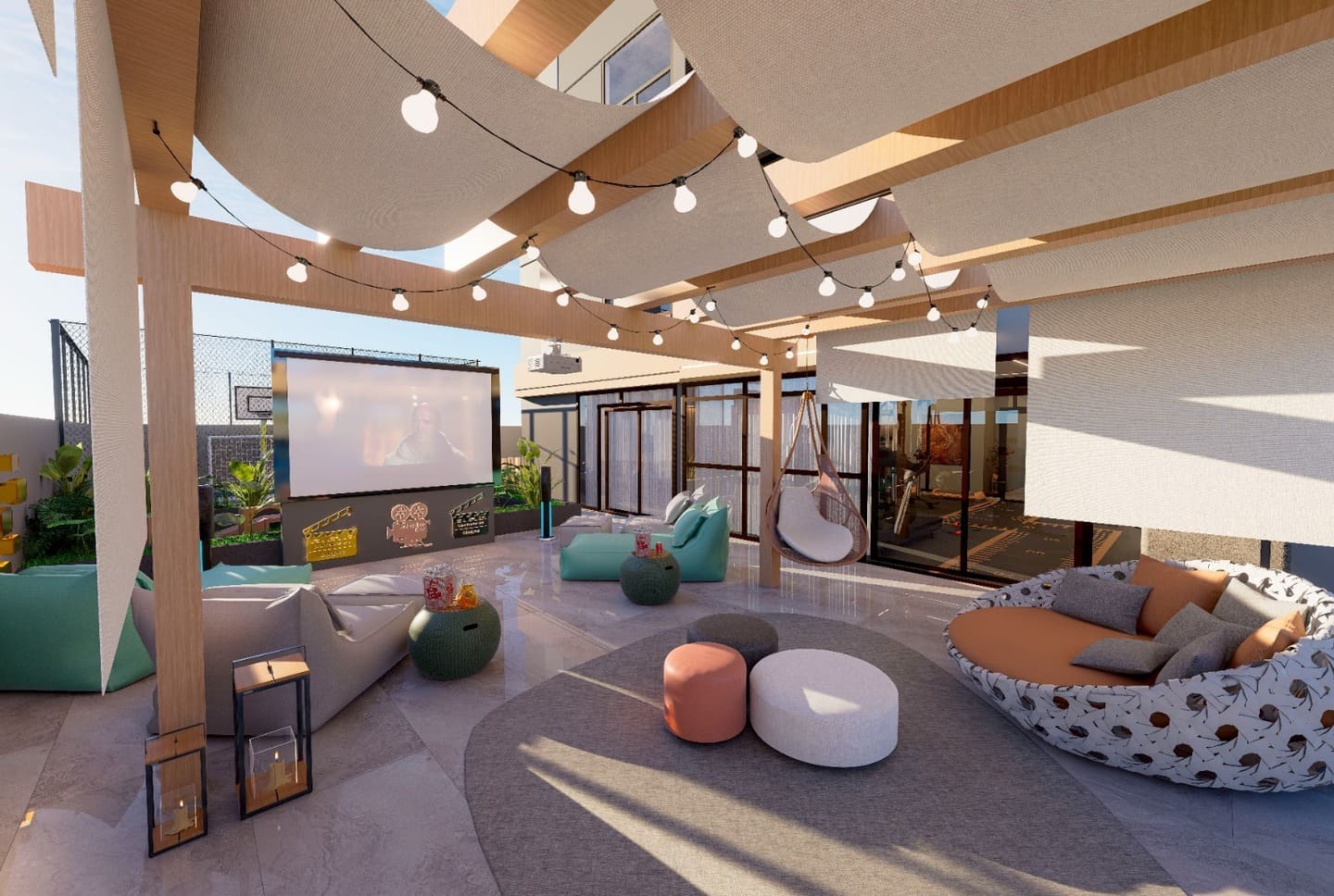 Area de lazer 2 do Superiore Residence em Porto Belo SC
