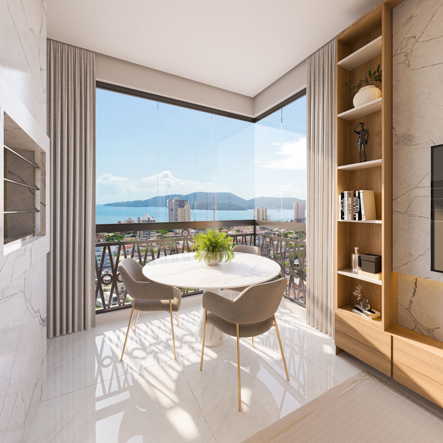 Render 1 do Talin Residence em Porto Belo SC