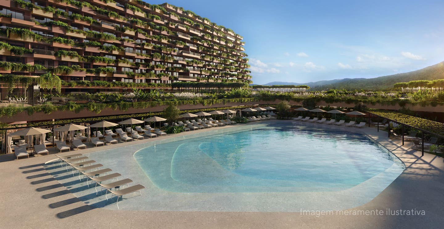 Area de lazer 2 do Terra All Resort em Porto Belo SC