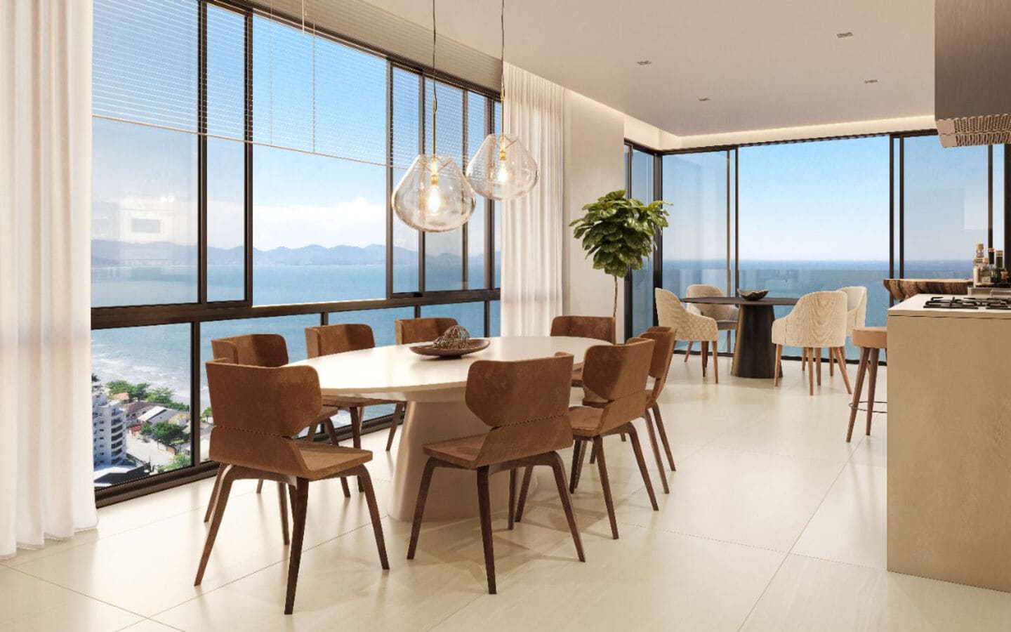 Render 4 do The Edge Tower em Porto Belo SC
