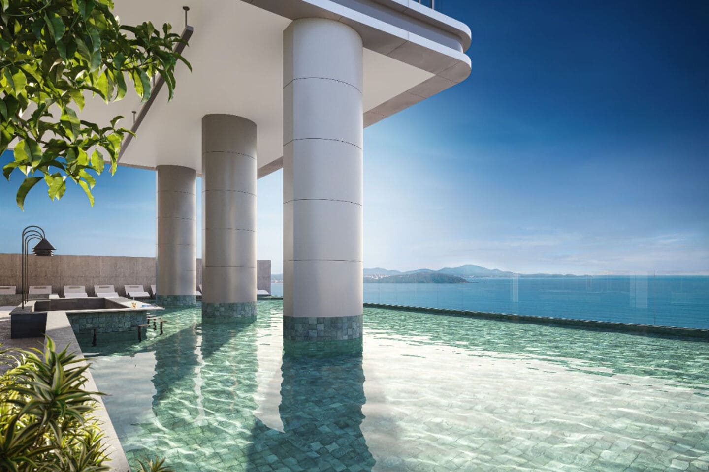 Render 1 do The Edge Tower em Porto Belo SC