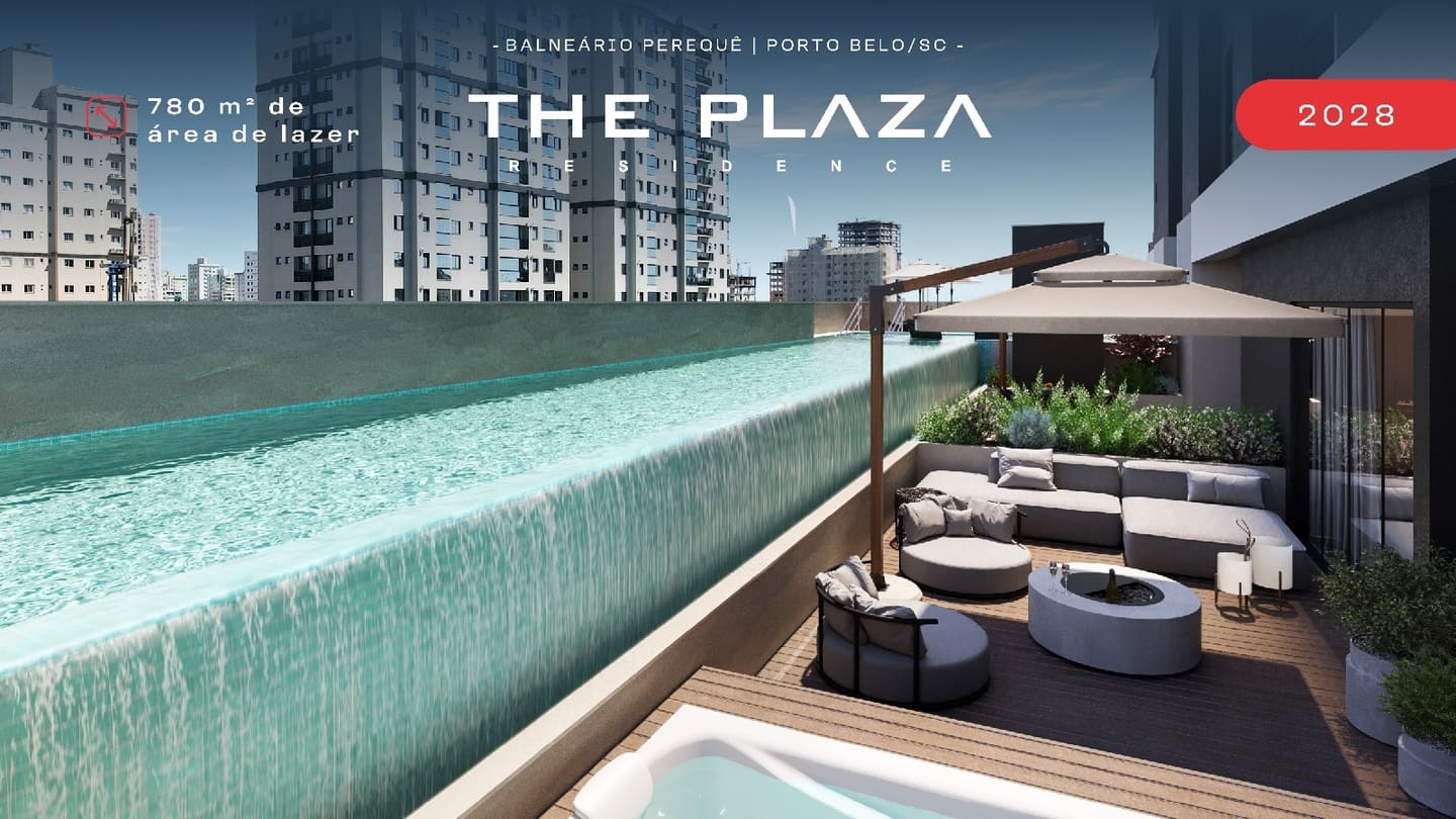 Render 1 do The Plaza Residence em Porto Belo SC