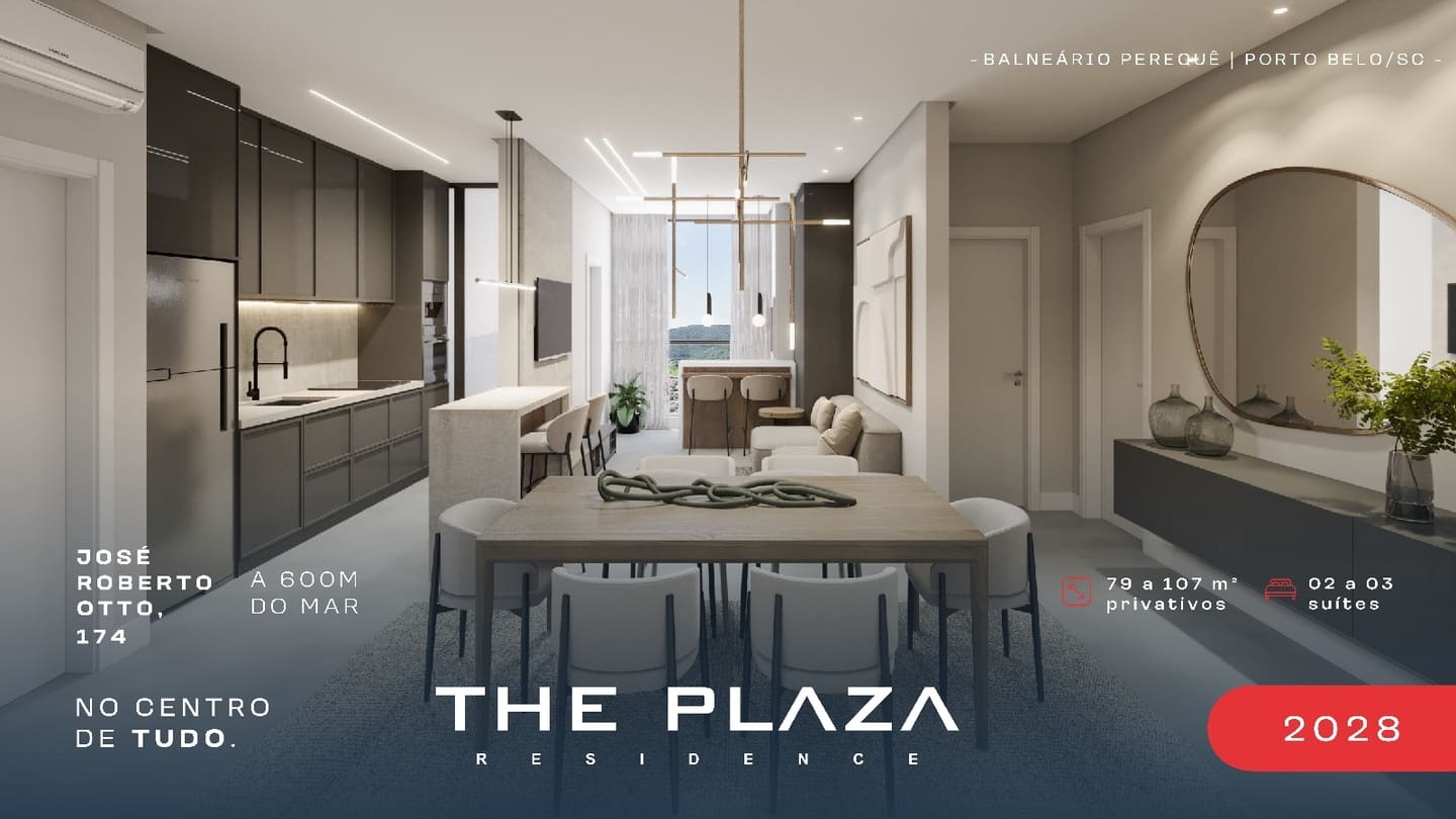 Render 2 do The Plaza Residence em Porto Belo SC